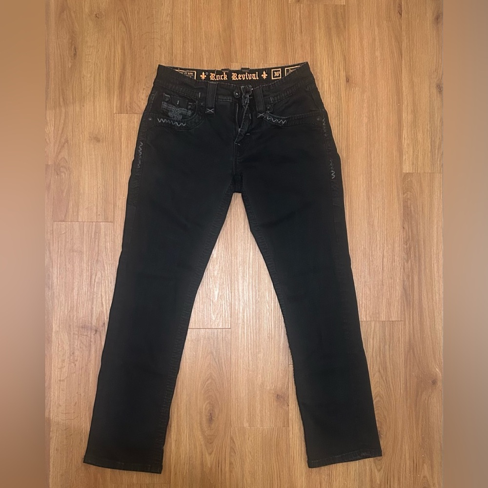 Rock Revival Dark Wash Men's Jeans